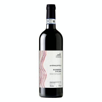 BARBERA D’ALBA VALBIANCHERA  ALMONDO GIOVANNI (PIEMONT) FRISCHES FRUCHTBUKETT, SEHR AROMATISCH, DUFT NACH GEREIFTEN KIRSCHEN UND KAFFEE, IN BARRIQUES GEREIFT.